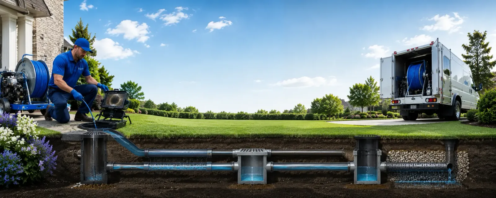 Outdoor drain cleaning information for Oneida, KS